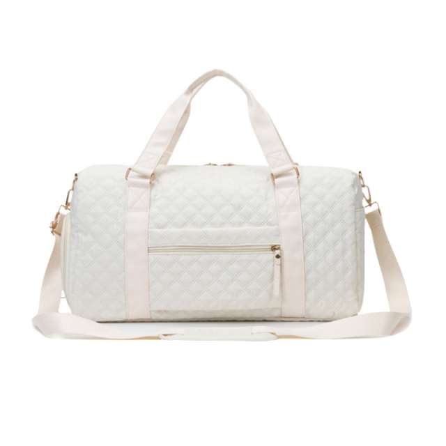 Chic Diamond Quilt Gym Duffel Bag