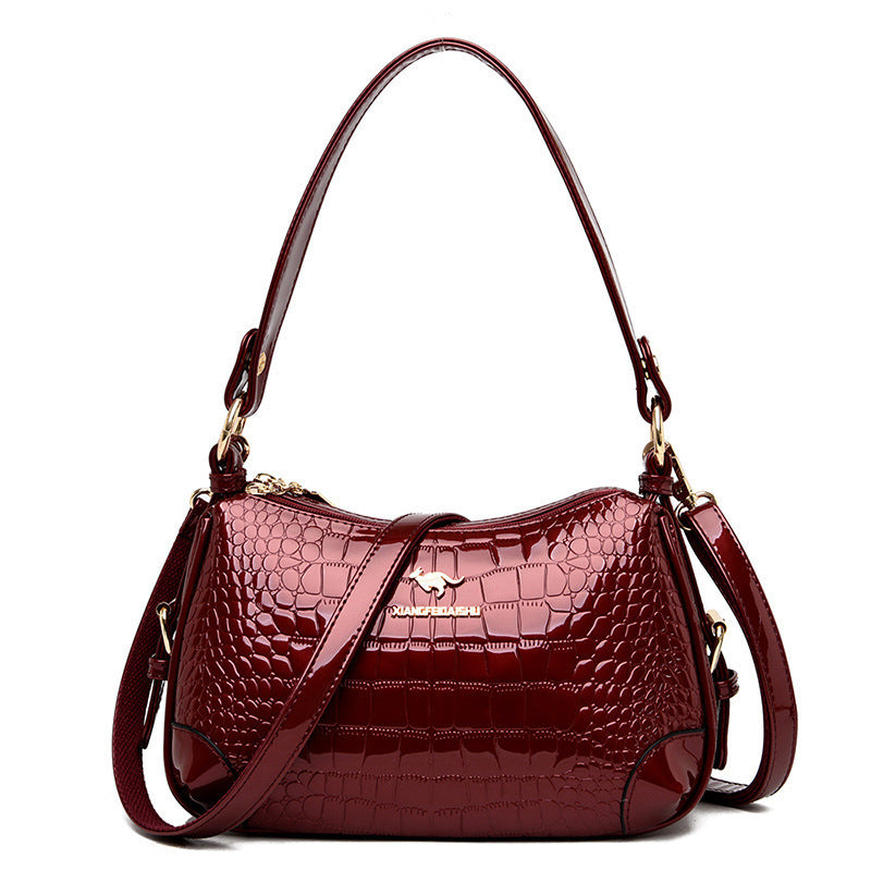 Fashionable  Patent Leather Shoulder Bag for Women