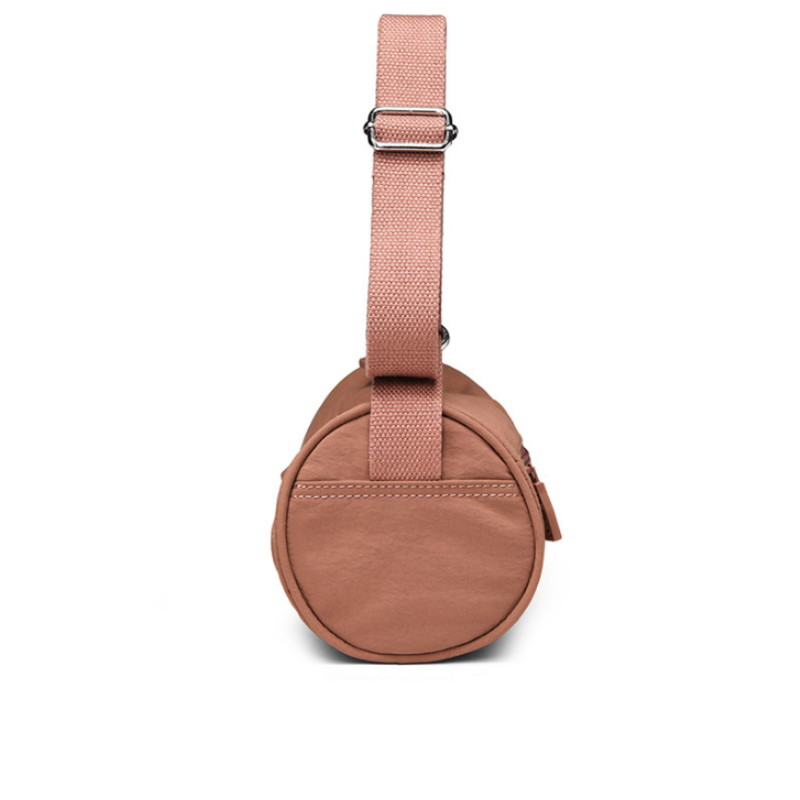 Round Nylon Crossbody Bag