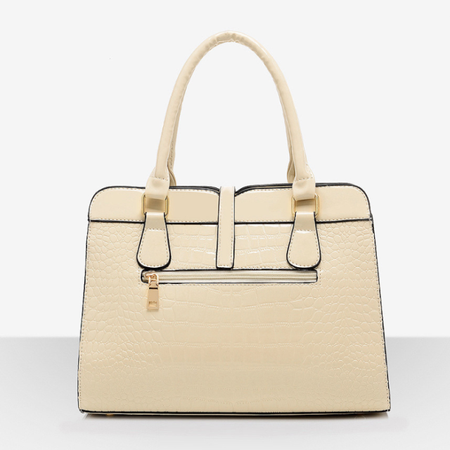 Elegant Crocodile Pattern Handbag