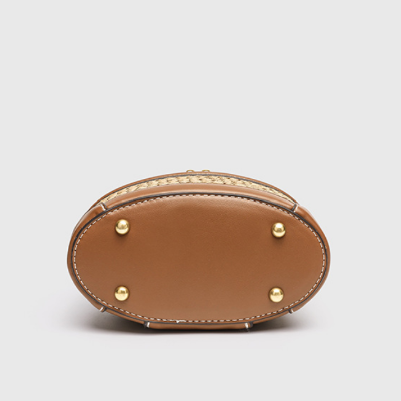 Cove Textured Canvas Mini Bucket Bag