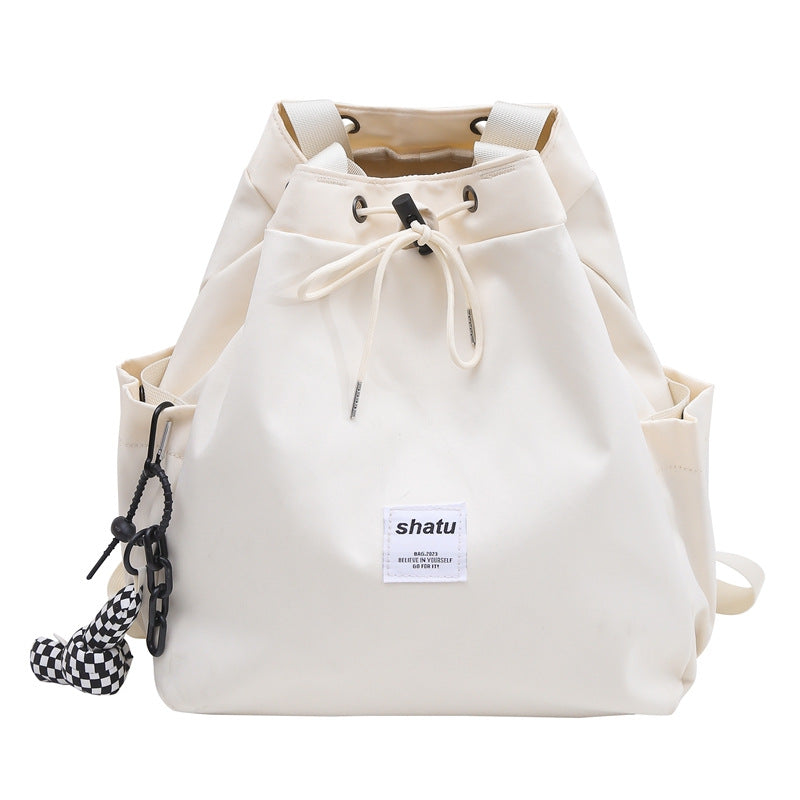 Harajuku Style Oxford Drawstring Lightweight Backpack