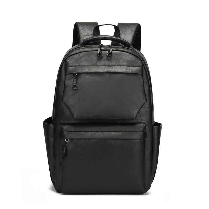 Style PU Leather Fashion Mens Backpack