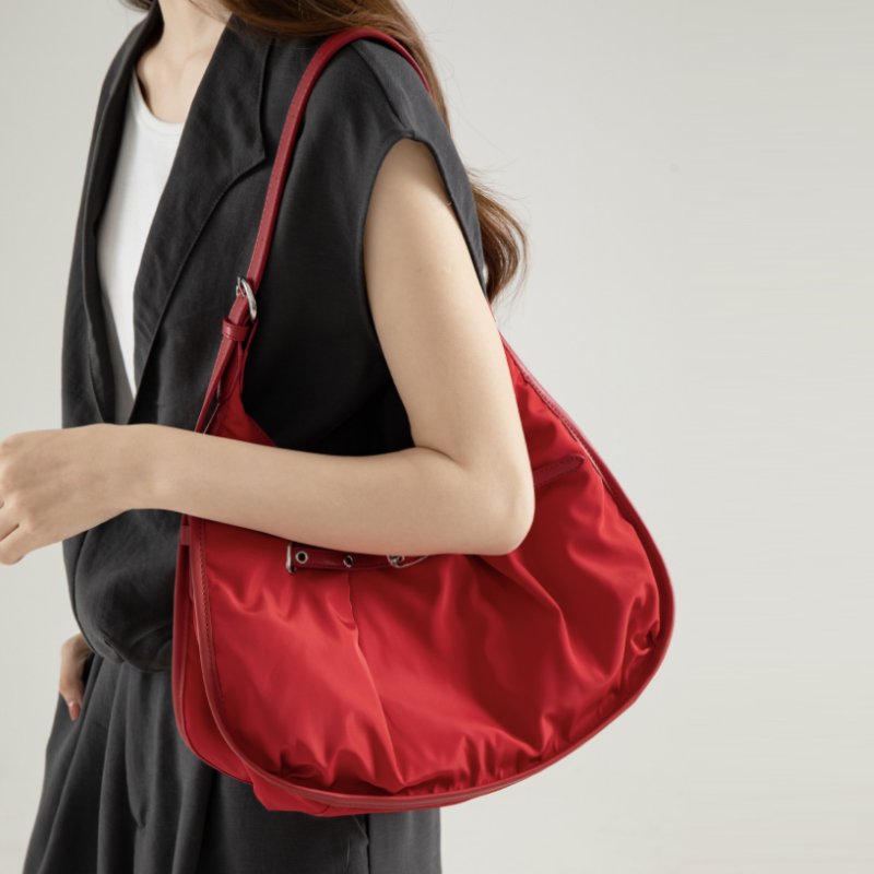 Ruby Belt Detail Shoulder Bag