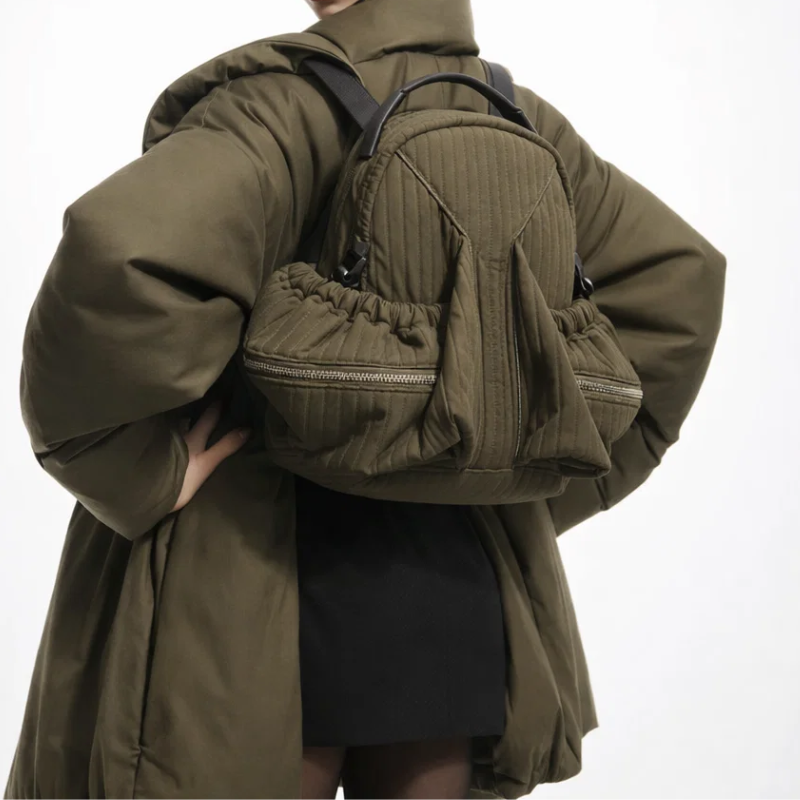 Aqua Pleat Waterproof Casual Backpack