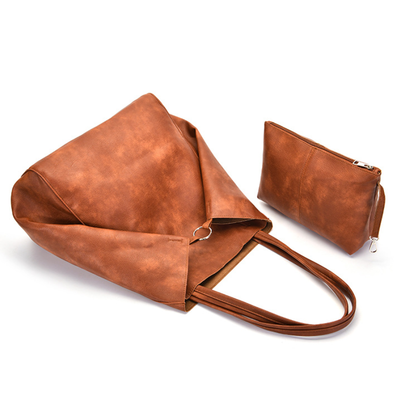 Large Capacity Leather Tote Bag