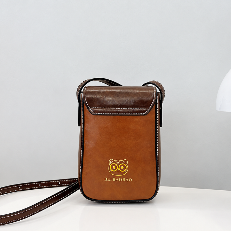 Cute Cat Character Crossbody Bag