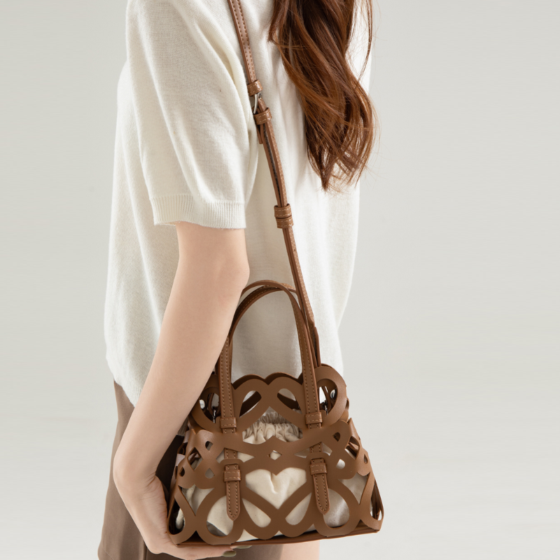 Solvera Hollow Basket Handbag