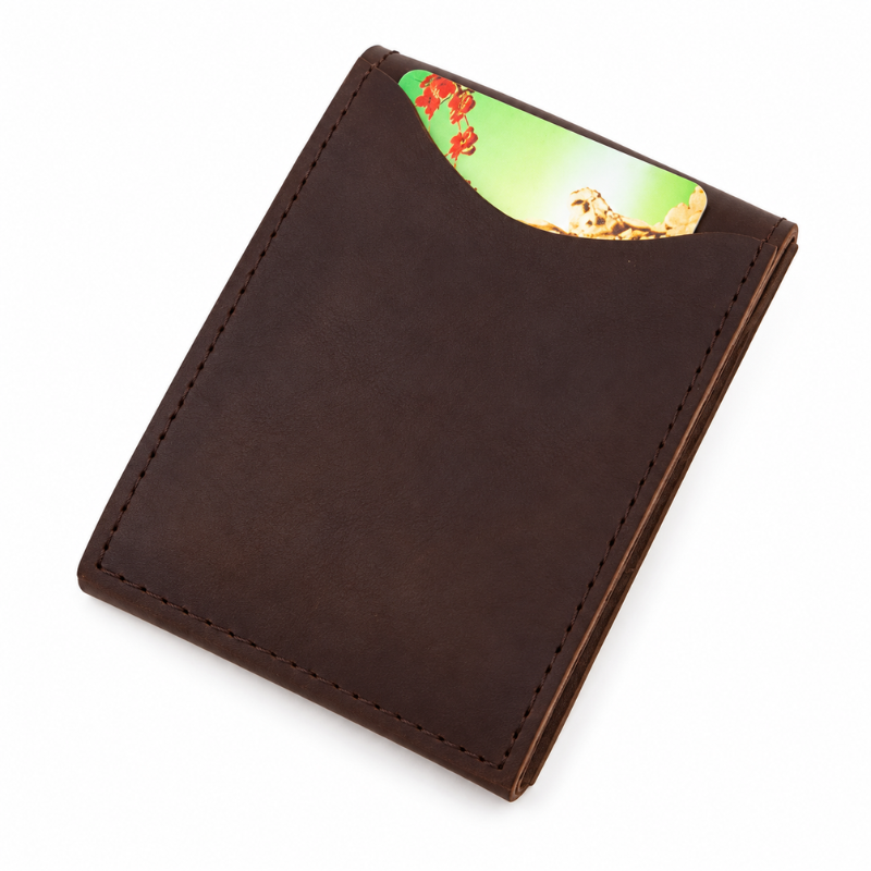 Vintage Craft Men’s Genuine Leather Magnetic Wallet
