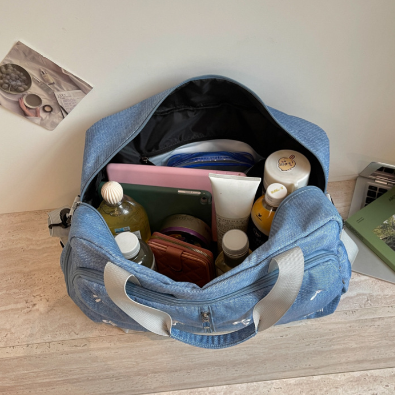 Maribel Women’s Denim Weekender Duffel Bag