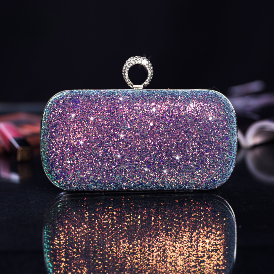 Creative Sequined  Evening Clutch