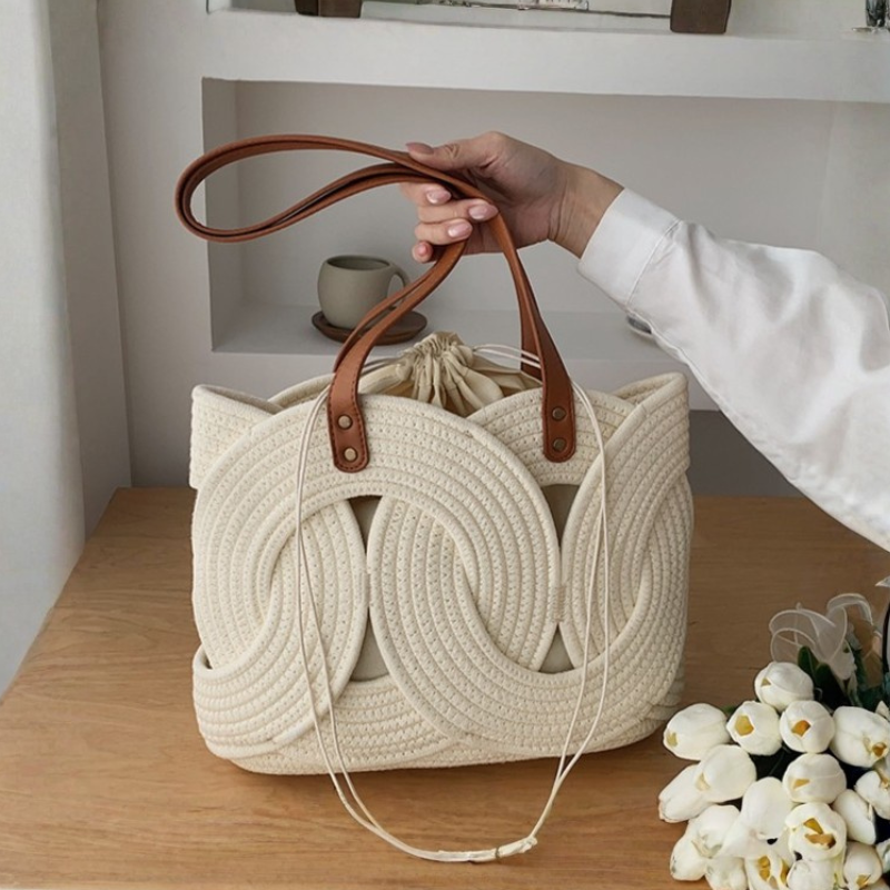 Creative Weave Shoulder Bag