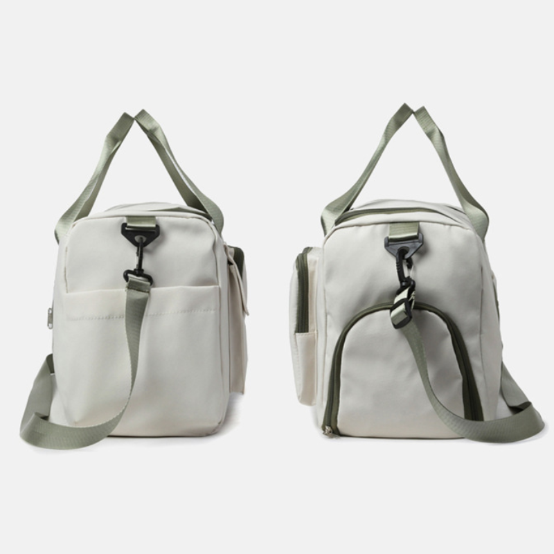 Contrast Color Oxford Sports Training Duffle Bag