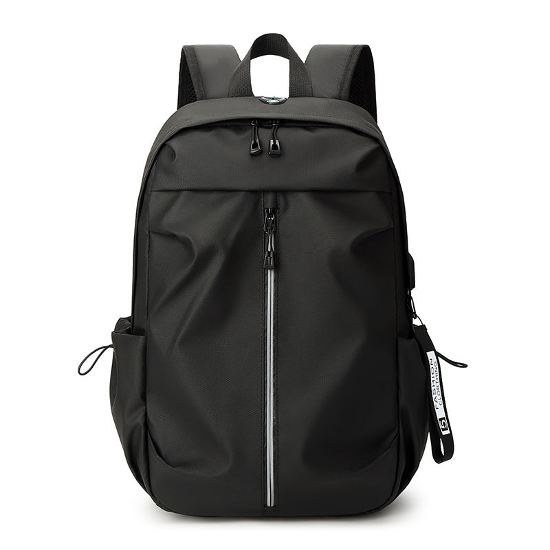 Men's Simple Lightweight Nylon College Backpack