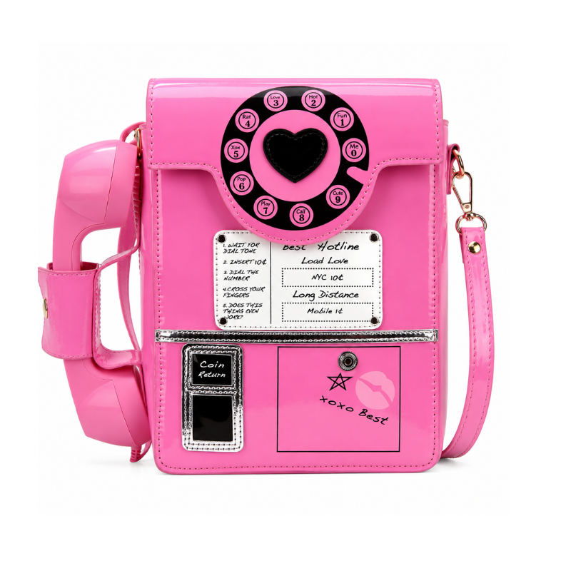 Retro Phone Novelty Shoulder Bag