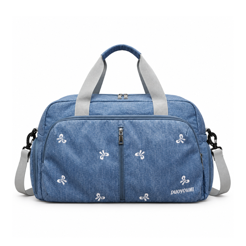 Maribel Women’s Denim Weekender Duffel Bag